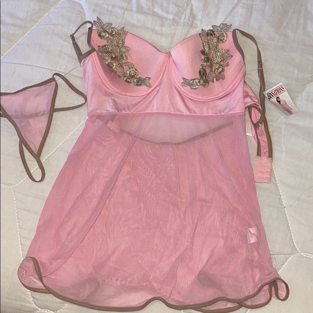 Pink babydoll